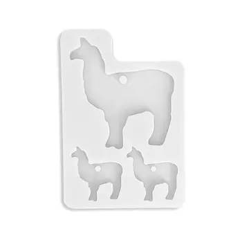 

Alpaca Family Animal KeychainTortoise Cow Dinosaur Resin Silicone Mold Art Craft N0HE