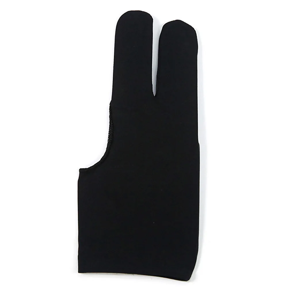 Three Finger Sweat Absorption Protective Stretchable Sport Snooker Unisex Billard Gloves Cue Elastic Pool Left Hand Practical