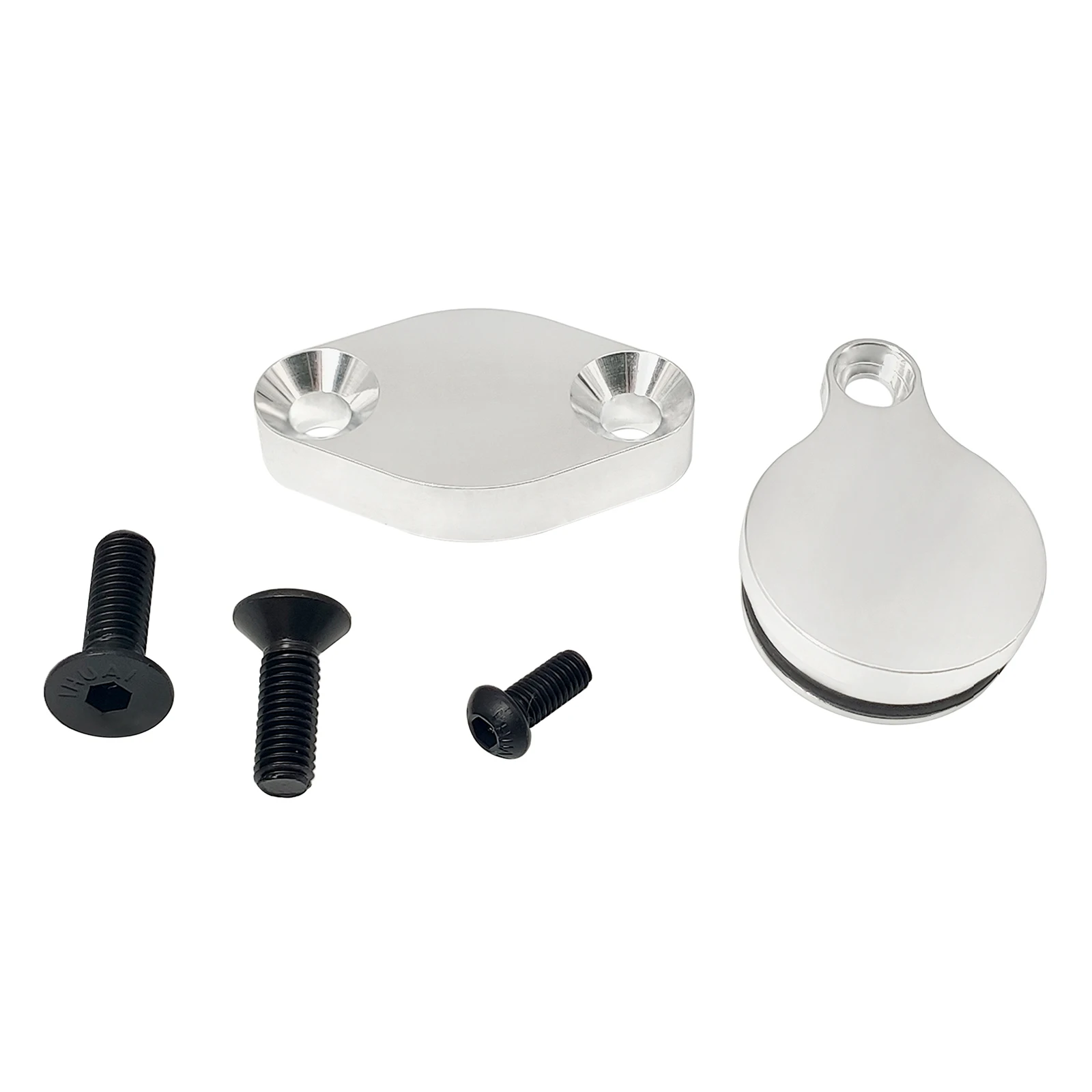 1 Set 14.9mm EGR Remove Intake / Exhaust Block Off Plate for