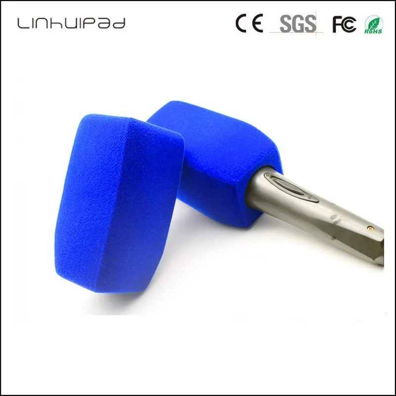 Para-brisas com Microfone Impressão em Espuma Suporte para Futebol Clube de Futebol Linhuipad Wireless Tamanho Grande Customizado Para-brisas - Image 5