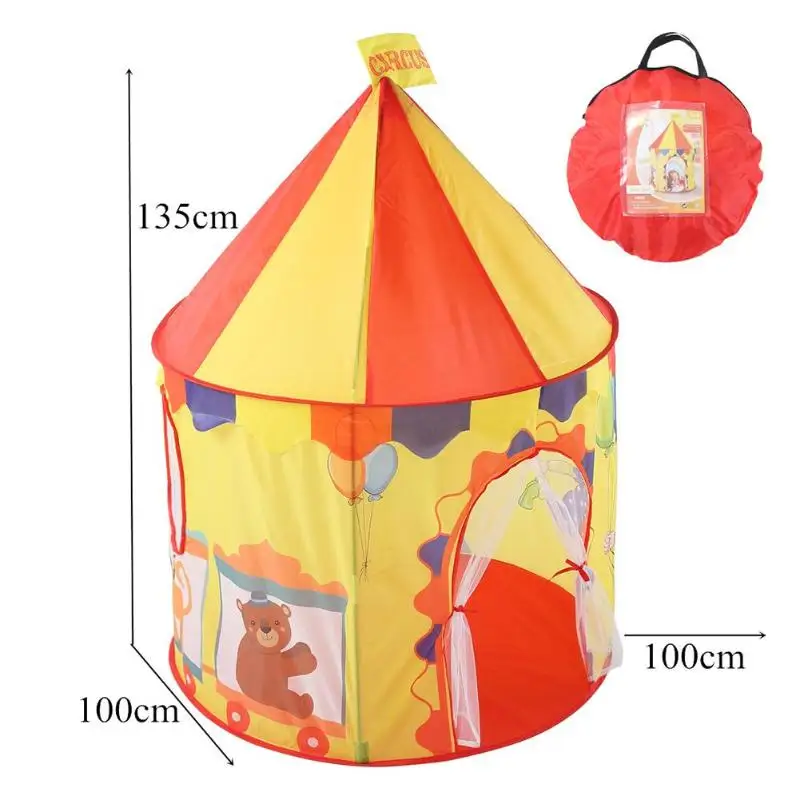 Игровая палатка портативный Принц Принцесса складной детский замок Cubby игровой домик детские подарки на открытом воздухе Funning игрушечные палатки