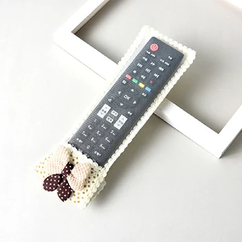 

Remote Controler Protector Case Cover Waterproof Dust Jacket Pouch Bags Rural Fabric And Lace Video Home TV Air Condition