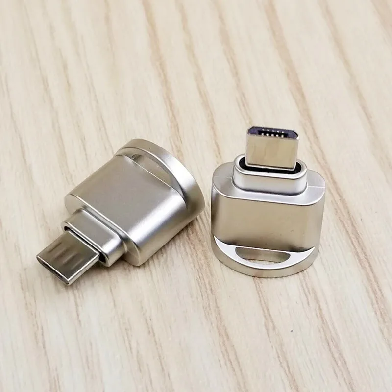 Горячая USB 3,1 Тип C кардридер с цепочкой USB-C TF Micro SD OTG адаптер тип-c считыватель карт памяти для samsung Macbook huawei
