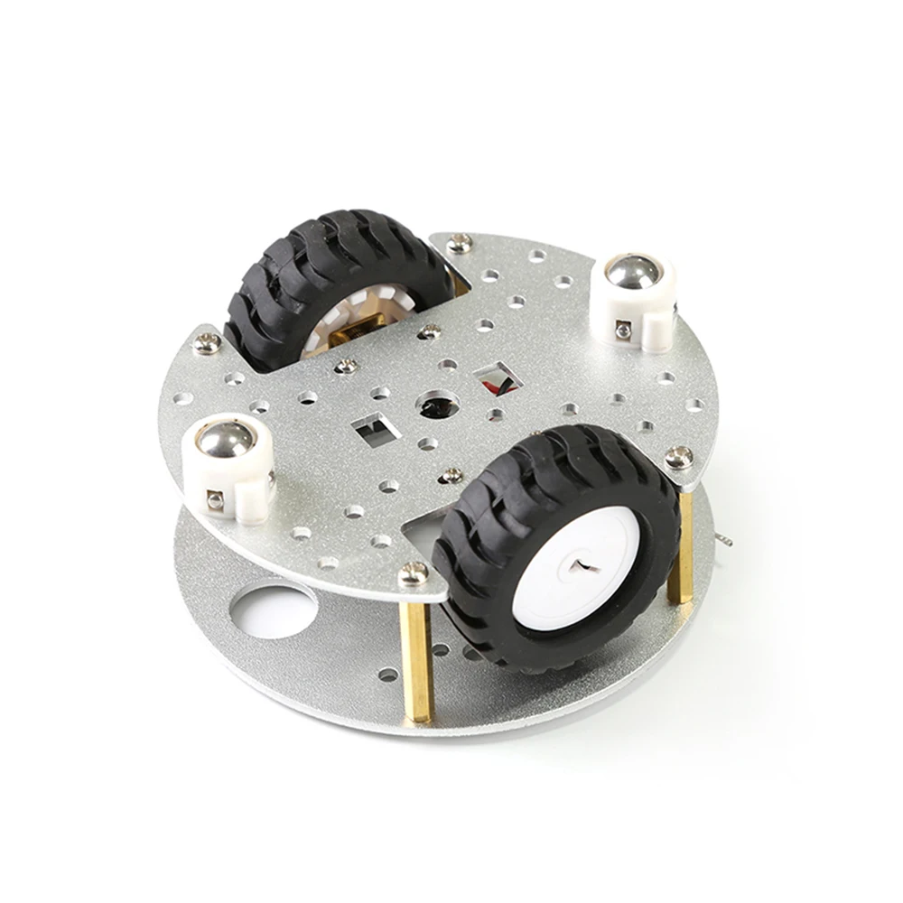 Faça Você Mesmo para Motor Arduino Uno r3 N20 Chassi de Alumínio Controle ir Ultra-sônico Evita Obstáculo Rastreamento Robô 2wd-kit Acessórios p/ quadro de demonstração - Imagem 6