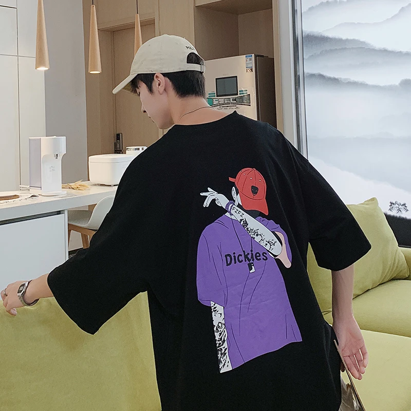 2020 летняя новая молодежная популярная мужская футболка с коротким рукавом и