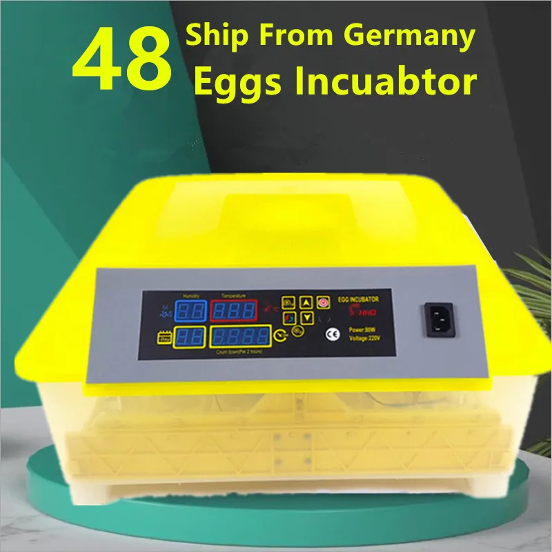 Automatic Home Intelligent 48 Eggs Poultry Hatcher Temperature Control Chicken Egg Incubator Goose Bird Quail Brooder | Бытовая техника