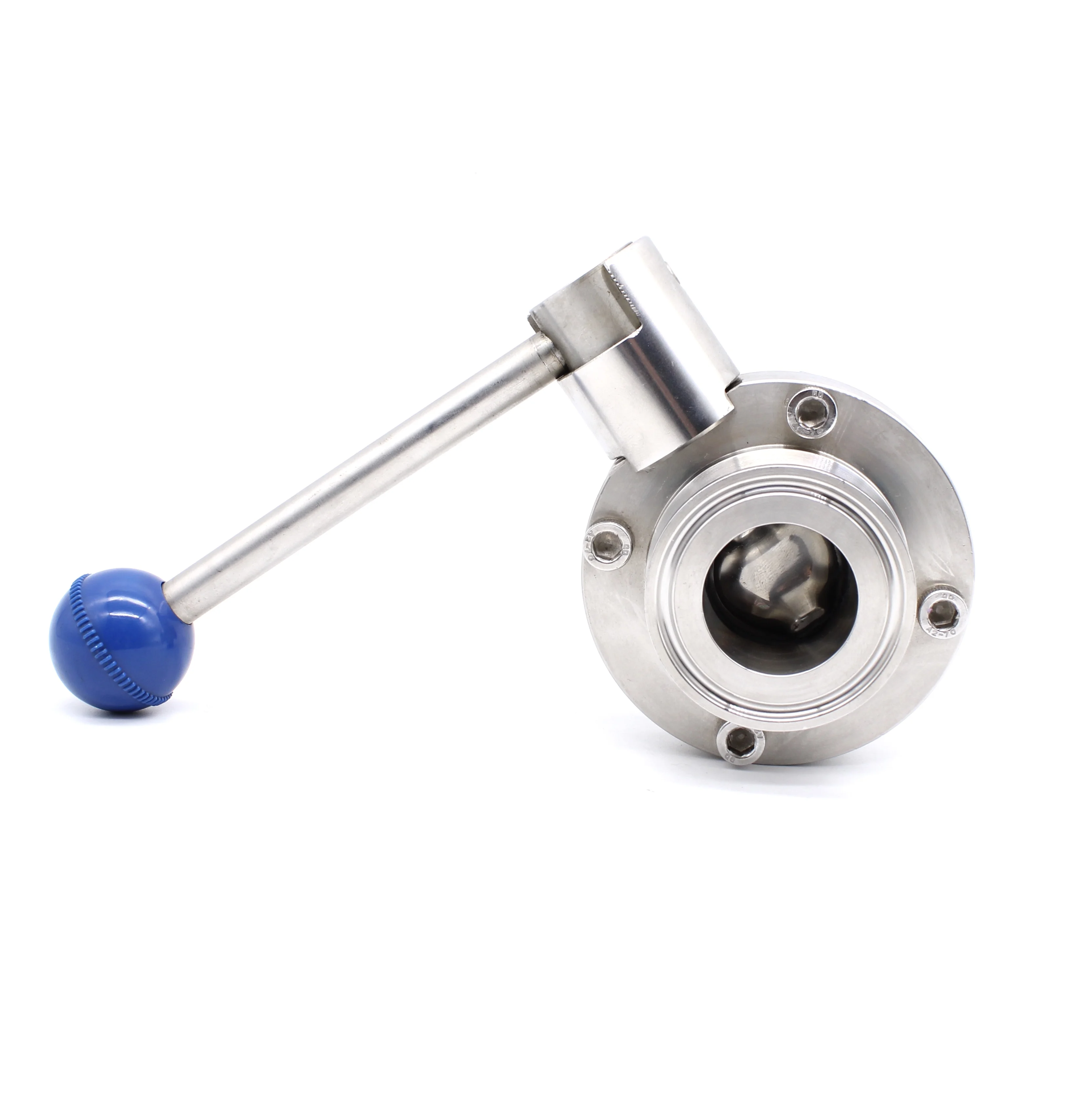 Клапаны-бабочки пищевого класса из нержавеющей стали SS304 для быстрого