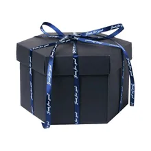 Bomb box, шестигранный многослойный сюрприз, конфетный альбом «сделай сам», альбом для скрапбукинга, юбилейные подарочные коробки, дропшиппинг