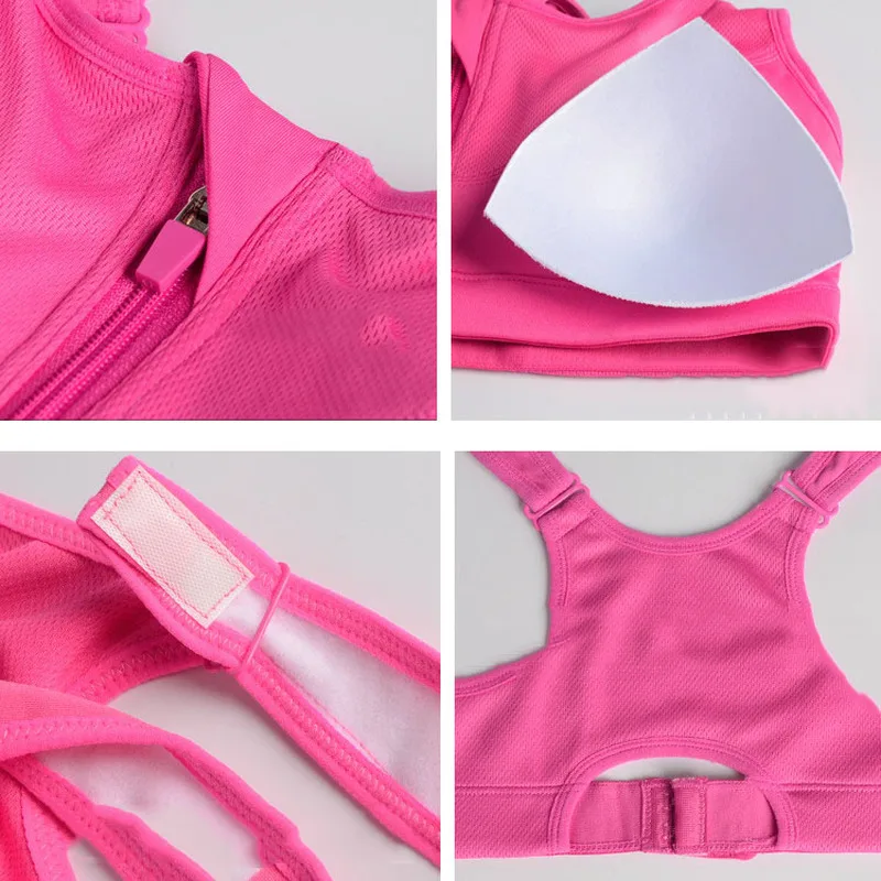 2XL-5XL спортивный бюстгальтер для бега, женский спортивный бюстгальтер для фитнеса, дышащий Быстросохнущий бюстгальтер для йоги, антибактериальные бюстгальтеры для бега в тренажерном зале