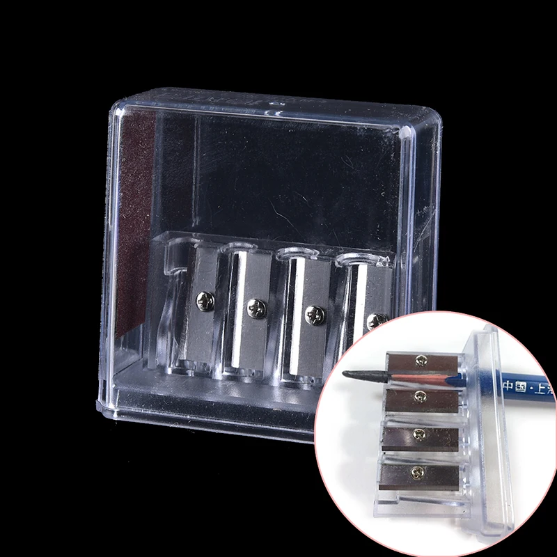 1PCS 4 Holes Multi-functional Sharpener For Charcoal Pencil Sketch Pencils Drawing Fashion Office School Supplies | Канцтовары для