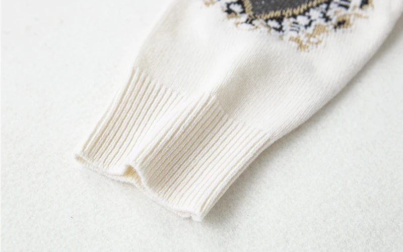VERHELLEN дизайнерский свитер для подиума осенне-зимний модный женский вязаный пуловер с длинным рукавом и принтом в виде сердца женский свитер Топ