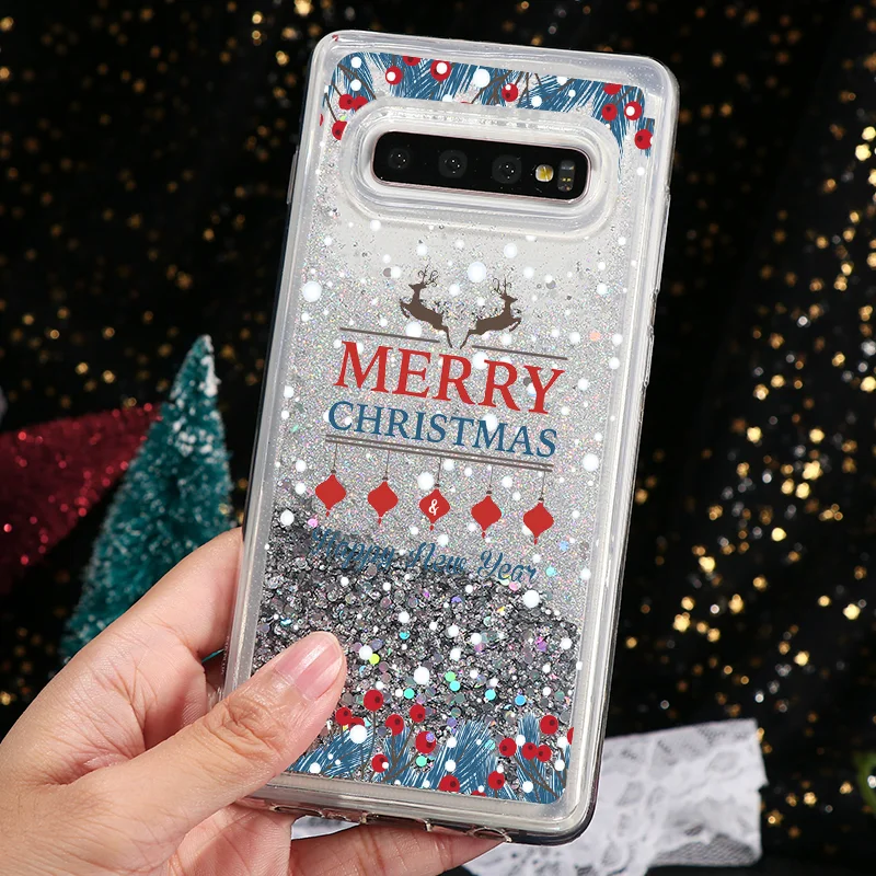 sd2zlax Роскошный чехол-накладка с Рождество чехол для samsung Galaxy J3 J4 J5 A50 S8 S9 S10 плюс A5 A6 A7 A9 Примечание 8 9 Capinha - Цвет: sd2zlax