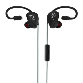 

KZ ZS3 Ergonomic Detachable Cable Earphone In Ear Audio Monitors Noise Isolating HiFi Music Sports Earbuds With Microphone