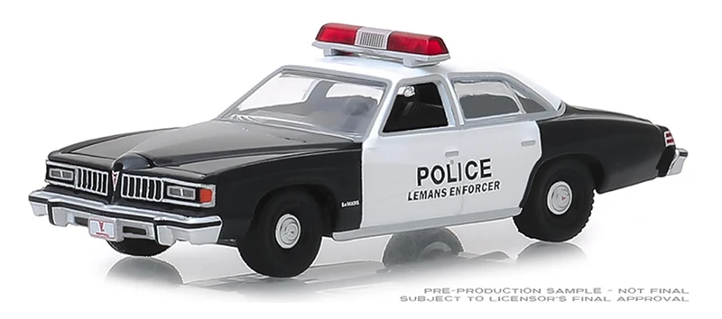 Зеленый свет 1: 64 1977 Pontiac Lemans-LeMans Enforcer Игрушечная машина из сплава игрушки для детей литой модельный автомобиль подарок на день рождения