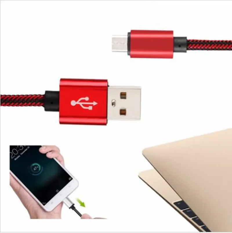 50 шт. AAAA Micro USB кабель провод для быстрого заряда для Android мобильного телефона синхронизации данных зарядный кабель для Samsung, htc, Xiaomi Sony LG htc