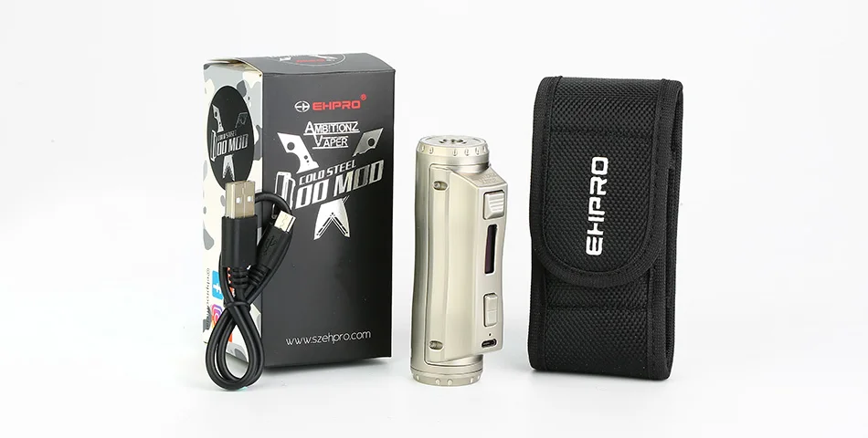 Ehpro Cold Steel 100 120W TC Box MOD