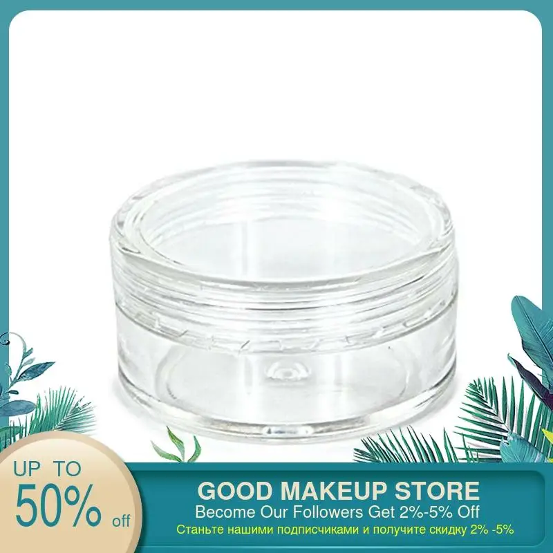 10 шт./лот оптовая продажа 5g банки для крема пластиковые мини 5 мл косметический