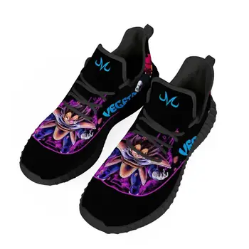 

Image customizable men Running shoes Cartoon anime dragon ball Vegeta jogging lightweigh sports shoes breathable Sneakers