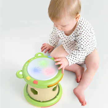 

Kids Baby Hand Beat Drums Children Pat Drum Musical Instruments Baby Toys 6-12 Months Music early education toy Toys For Baby