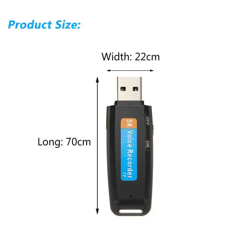 USB флэш-диск Цифровой аудио рекордер TF флэш-карта USB диктофон ручка мини-диктофон профессиональная поддержка 32 Гб карта памяти