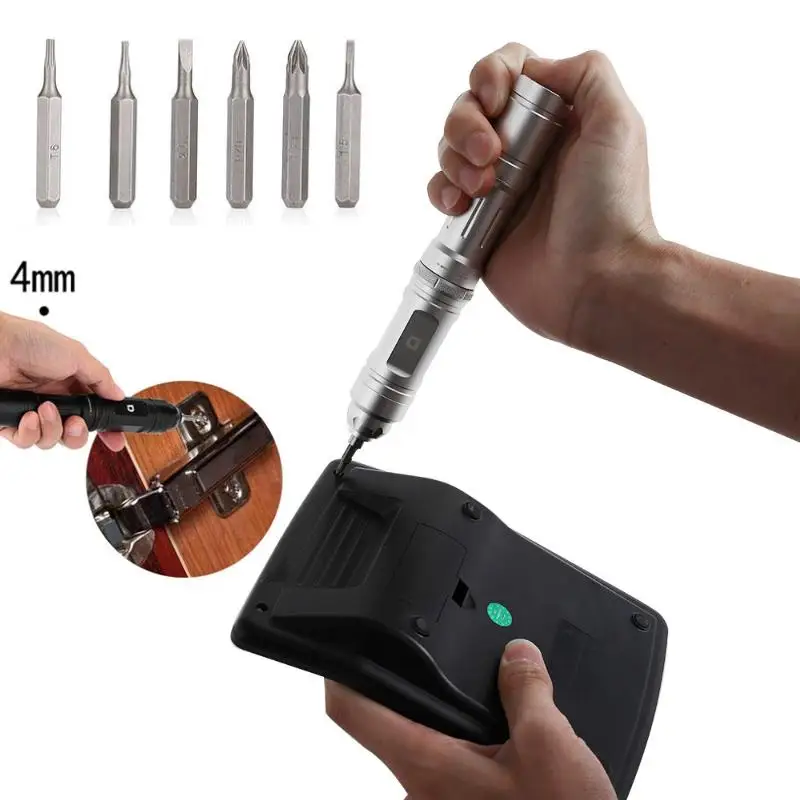 

Home Appliances High Torque Repair Tool Aviation Aluminium X1 Electric Screwdriver Mini Rechargeable Low Noise
