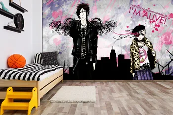 

[Self-Adhesive] 3D Black Butler 458457707 Japan Anime Wall Paper mural Wall Print Decal Wall Murals