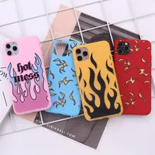 Модный разноцветный чехол с пламенем для IPhone 1112 Pro Max X XS XR Max 7 8 7Plus 8Plus 6S SE, мягкий силиконовый чехол для конфет, Fundas