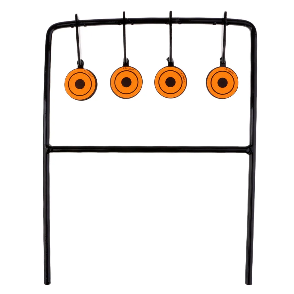 Self Resetting Spinning Shooting Gallery Target Plinking Range + 250 Stickers
