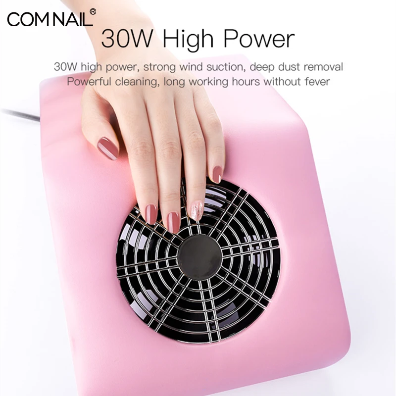 

30W Powerful PU Leather Nail Dust Suction Collector Manicure Machine Tools Vacuum Cleaner with 2 Dust Bags Nail Salon Equipment