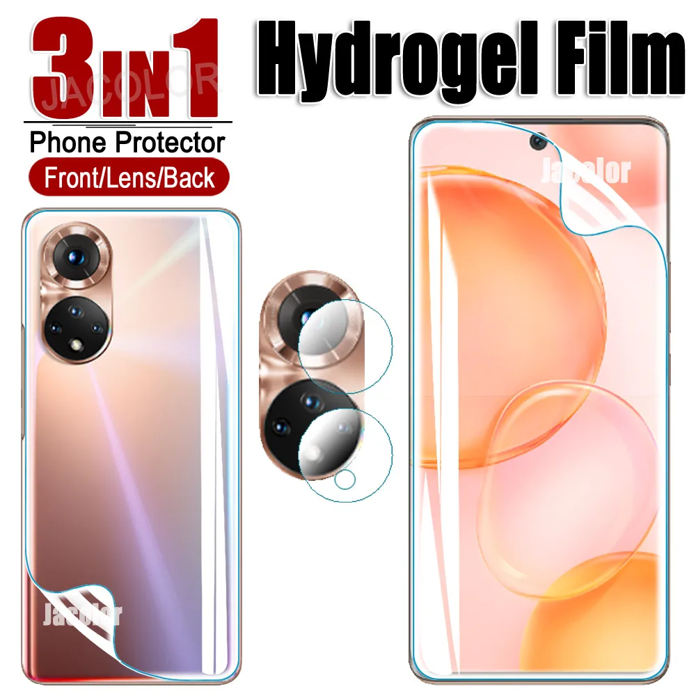glass cover mobile Hydrogel Film For Honor 50 Pro 60 Screen Gel Protector/Back Cover Safety Film/Camera Glass For Honor50Pro Honor60Pro Honer 50Pro cell phone screen protector Screen Protectors