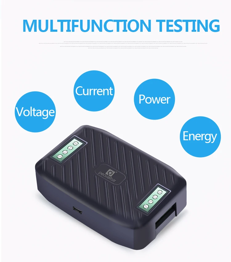 PEACEFAIR PZEM-017 Multifunction DC voltage Current energy Energy consumption meter Communication module Ammeter Voltmeter module DC consumption meter PEACEFAIR PZEM-017 Multifunction DC voltage Current energy Energy consumption meter Communication module Ammeter Voltmeter module DC consumption meter
