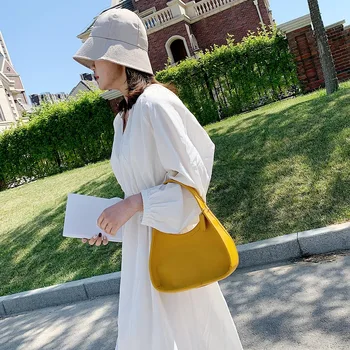 

Women Shoulder Totes Bag PU Leather Solid Evening Clutch Handbag for Female Girl for Outdoor Shopping Traveling Ornaments