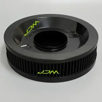 

14"x3" Extra Flow Racing Air Cleaner Filter Complete Assembly 5-1/8" Inlet Black