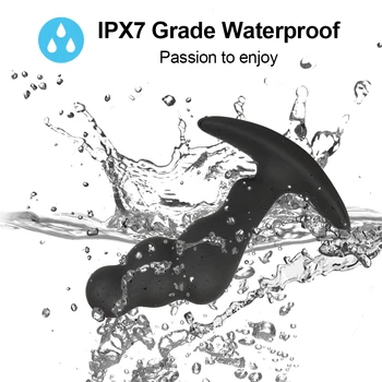 Powerful Vibrating Prostate Massager for Men with Wireless Remote Control Erotic Male Silicone Anal Butt Plug Sex Toys for Adult 4