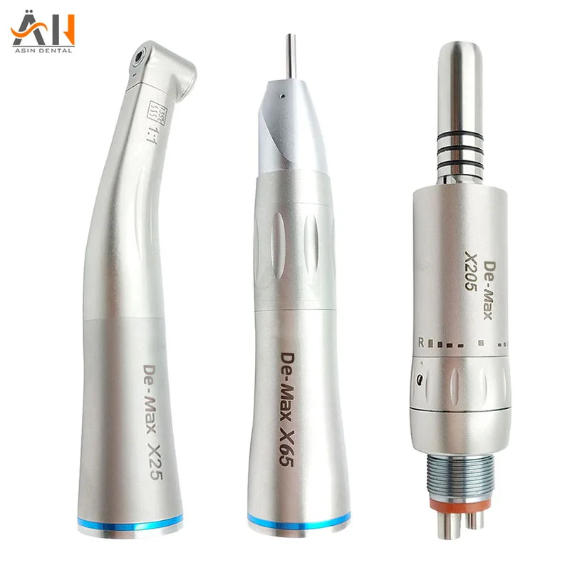 DEASIN factory Dental low speed kit FX205 air motor push button\contra