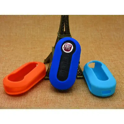 Silicone Cover Compatibile Con 500 Chiave Fiat Cinquecento Guscio  99S0199 Inviato Dall'Italia