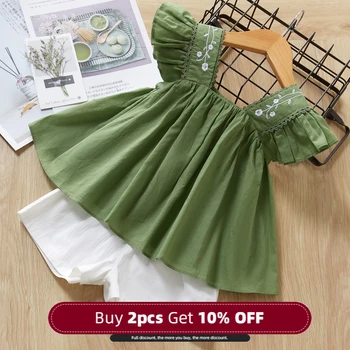 

Girls Clothing Sets Kids Summer Clothes Brand Girls Clothes Kids Clothing Sets Sleeveless Casual T-Shirt + Short 2Pcs Suits