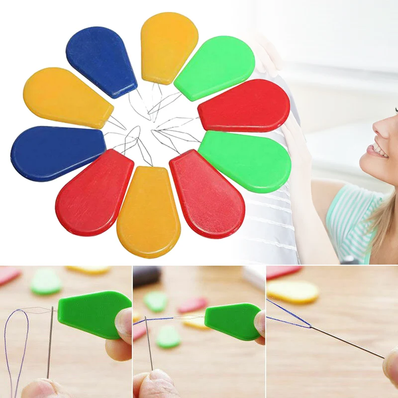 10 шт./компл. Нитевдеватель лук провода стежка вставка Швейные машины Инструмент