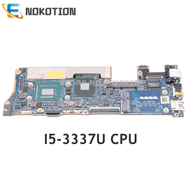 NOKOTION 714761 001 VCU01 LA 8554P для HP Spectre XT13 XT 13 2000 материнская плата ноутбука SR0XL I5 3337U CPU 4 Гб