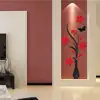 Multi-Piece Flower Vase 3D Acrylic Decoration Wall Sticker DIY Art Wall Poster Home Decor Bedroom Wallstick Stickers On The Wall ► Photo 3/6