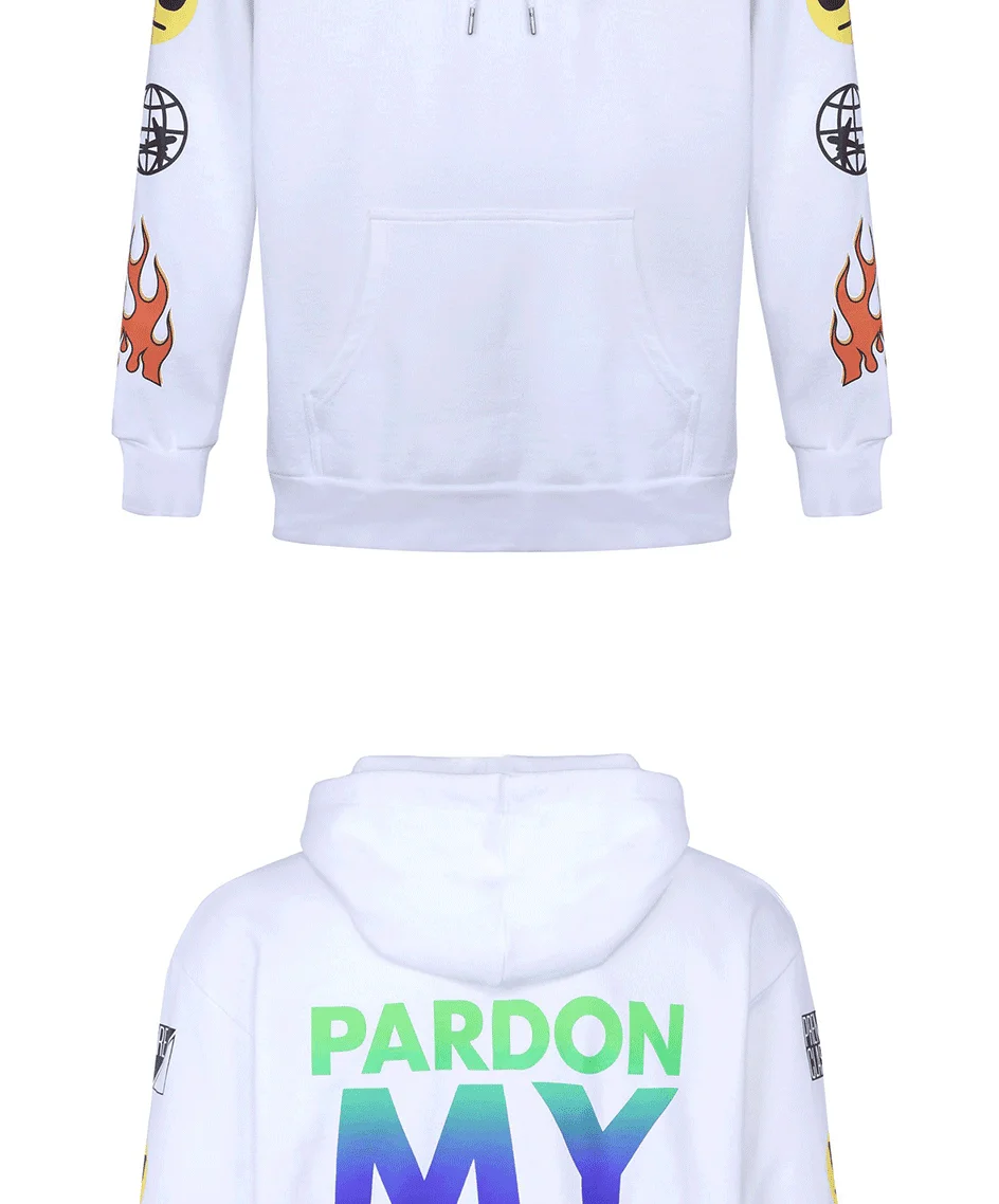 DJ Snake) худи Лето 19 белая толстовка pardonmyfrench EDM