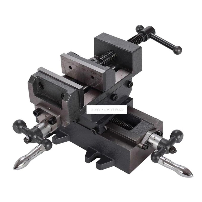 

3-inch Precision Cross Vise Heavy Duty Vise Two-way Mobile Vise Work Bench Drilling and Milling Machine Special Cross Pliers