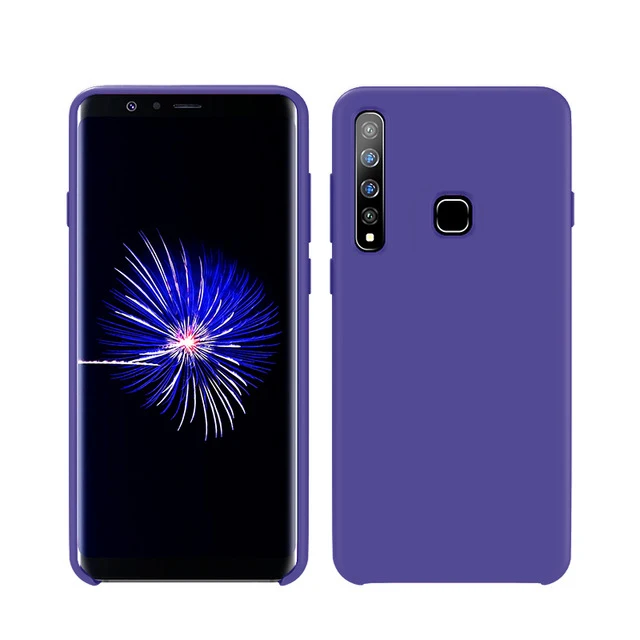 Для samsung A8 чехол жидкий силиконовый мягкий защитный чехол для samsung Galaxy A9 A8 A7 Plus чехол A70 A50 чехол