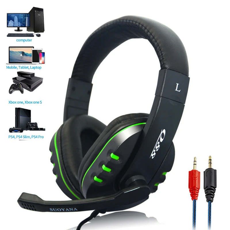 Good Quality On Ear Headset Gamer Stereo Deep Bass Gaming Headphones