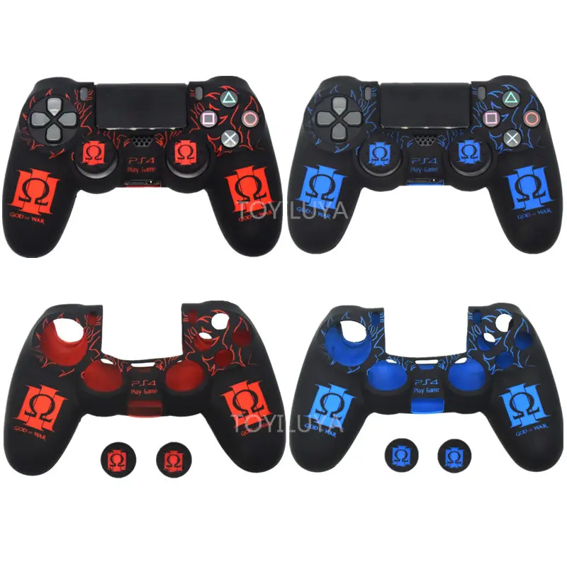 

Anti-slip Silicone Case Protective Skin Cover for Sony Play Station Dualshock 4 PS4 Pro Slim Controller wireless Game accessory