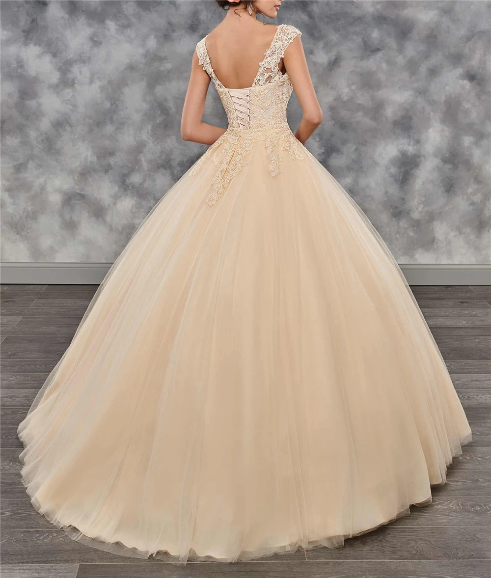 2 шт. Vestido Quinceaneras платья с v-образным вырезом Аппликации сладкий 16 платье Многоуровневое vestido de 15 Anos Vestidos De с курткой