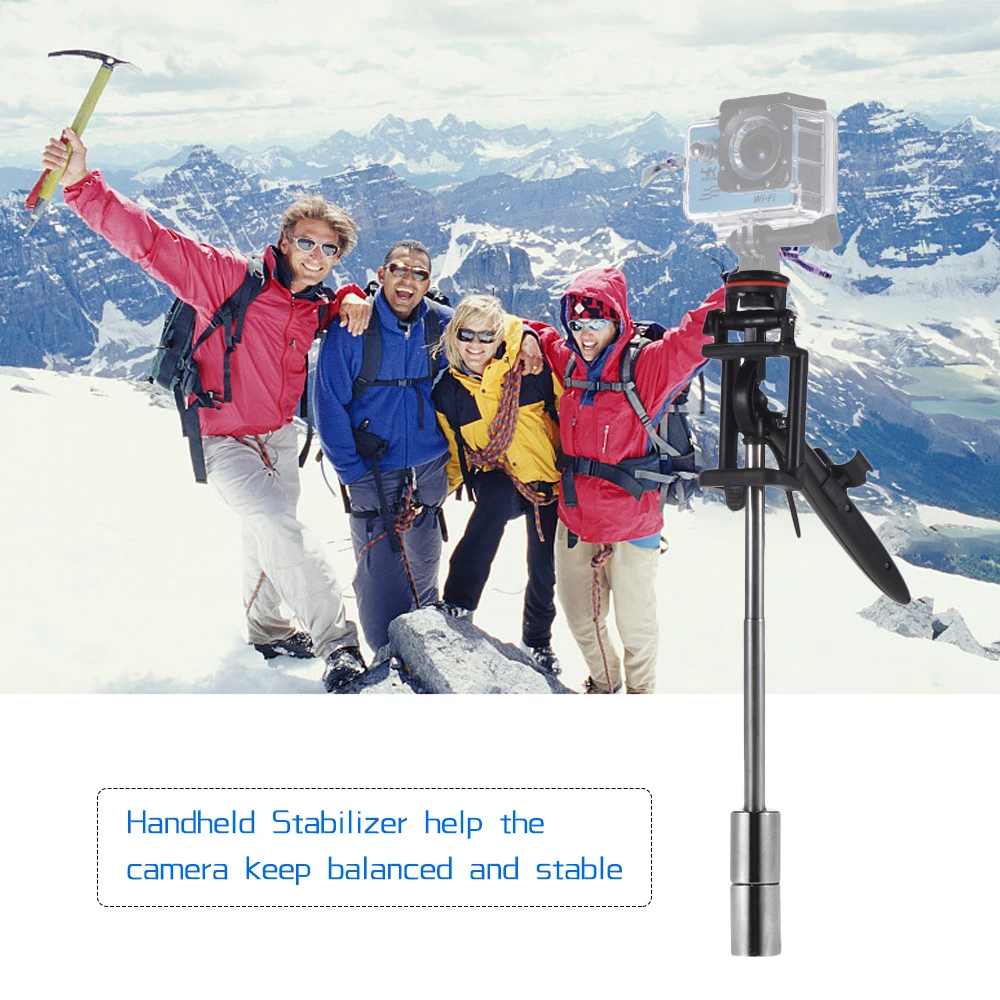

Selfie Stick for iphone XS X 8P 8 Action Camera Handheld Gimbal Stabilizer for GoPro hero 7 6 5 4 for Digital Camera Camcorder