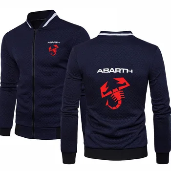 

Spring Autumn Men Jacket for Abarth Car Logo Print fashion Casual Harajuku High Quality Cotton Men's baseball jacket SweatshirtP
