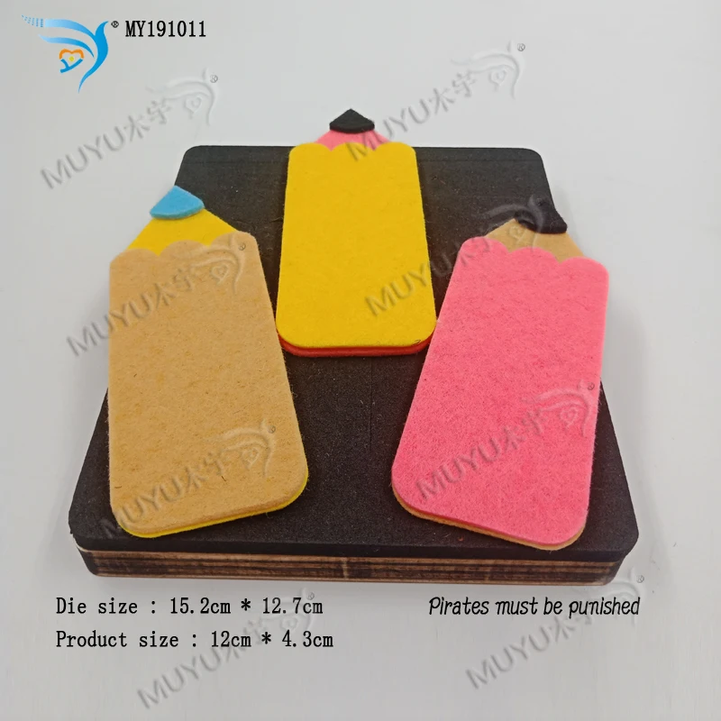 crayon Bookmark muyu cutting die-- new wooden mould dies for scrapbooking MY191011 | Дом и сад