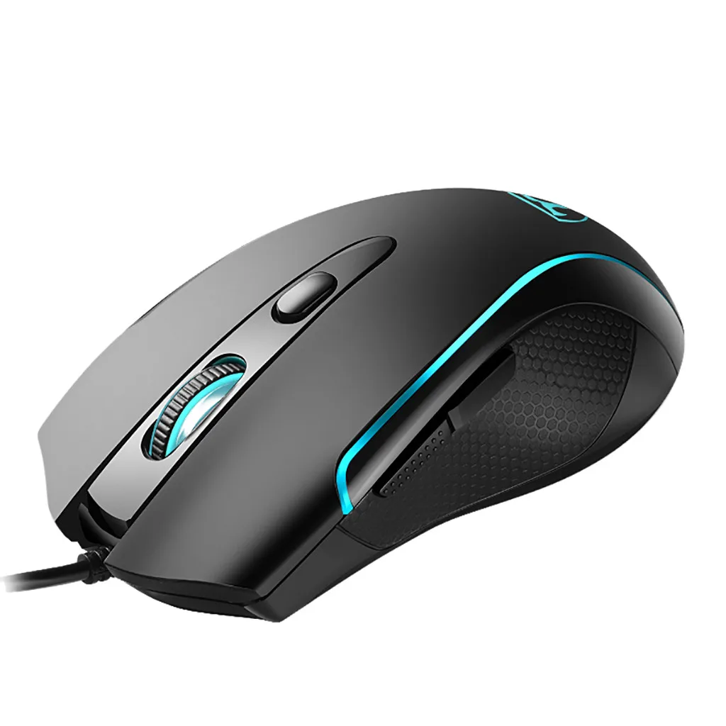 VOBERRY USB кабель мышь Эргономическая мышь 6 Режим подсветки до 3500 dpi RGB кабель игровая офисная прецизионная мышь 819#2